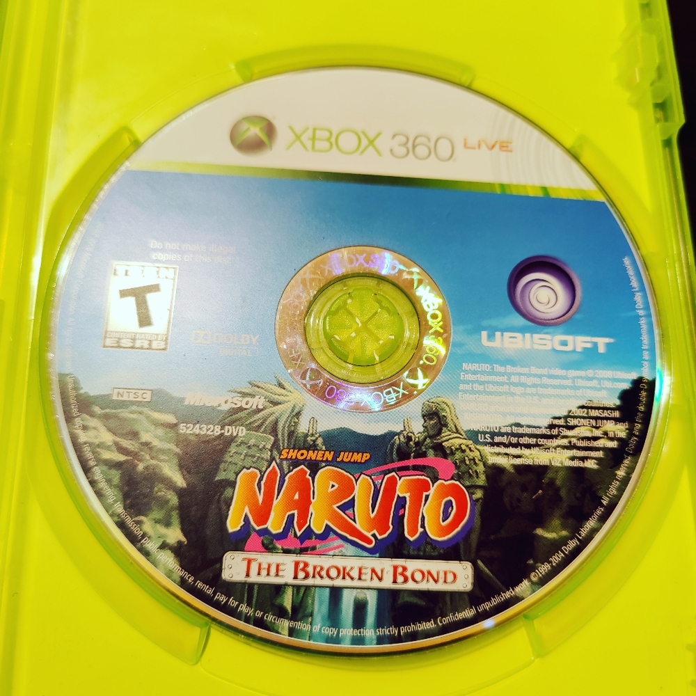 Naruto: The Broken Bond Xbox 360 Game
